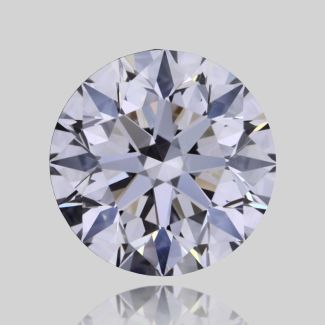 0.5 Carat Round E VVS2 EX GIA Natural Diamond