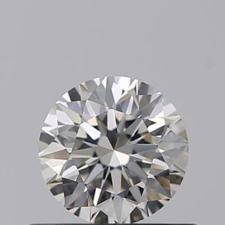 0.46 Carat Round H SI2 VG EX GIA Natural Diamond