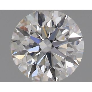 0.37 Carat Round F IF EX GIA Natural Diamond