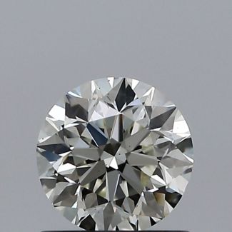 0.70 Carat Round K VS2 VG EX GIA Natural Diamond