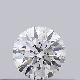 0.2 Carat Round G VVS1 EX GIA Natural Diamond