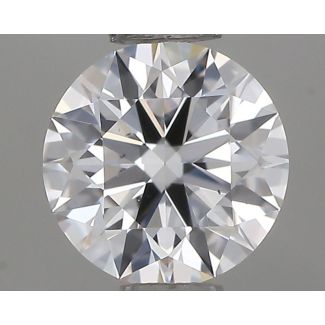 0.47 Carat Round D VS2 EX VG GIA Natural Diamond