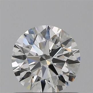 0.60 Carat Round H VVS1 EX GIA Natural Diamond