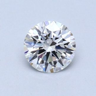 0.51 Carat Round E VVS1 EX GIA Natural Diamond