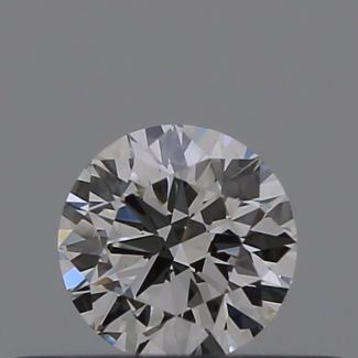 0.23 Carat Round F SI1 EX VG GIA Natural Diamond