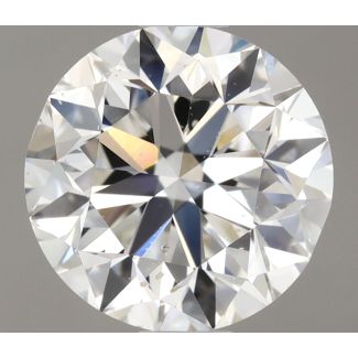 1.0 Carat Round F SI1 VG EX IGI Natural Diamond