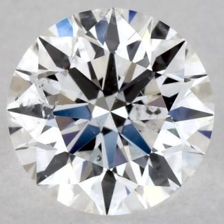 0.42 Carat Round E SI2 EX GIA Natural Diamond