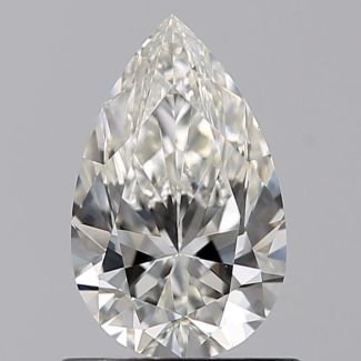 0.71 Carat Pear H VS1 - VG EX GIA Natural Diamond