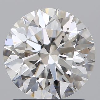 1.51 Carat Round E SI1 EX GIA Natural Diamond