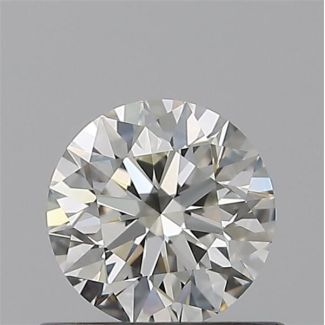 0.50 Carat Round H VVS2 EX IGI Natural Diamond