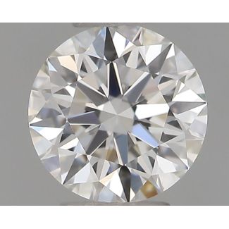 0.36 Carat Round G VVS1 EX IGI Natural Diamond