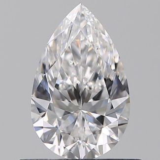 0.51 Carat Pear D VS2 - VG GIA Natural Diamond