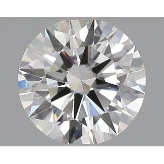 0.6 Carat Round G VVS2 EX GIA Natural Diamond