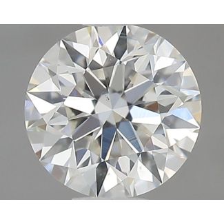 0.5 Carat Round H VS2 EX GIA Natural Diamond