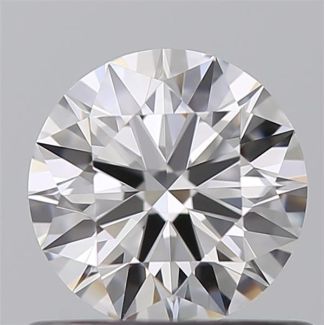 0.61 Carat Round D VVS1 EX GIA Natural Diamond