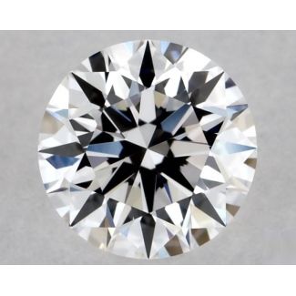 0.31 Carat Round D VVS2 EX GIA Natural Diamond