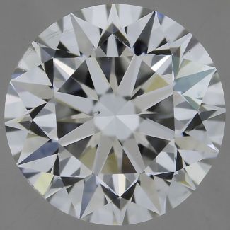 0.80 Carat Round E SI1 EX VG GIA Natural Diamond