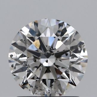 1.12 Carat Round E SI2 EX GIA Natural Diamond