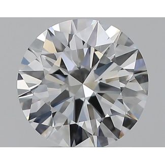 0.94 Carat Round E VVS1 EX GIA Natural Diamond