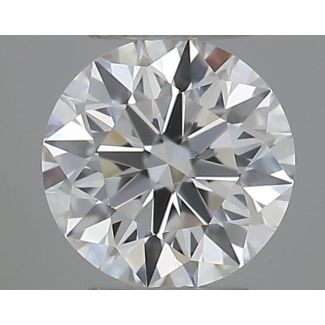 0.22 Carat Round E VVS1 EX GIA Natural Diamond