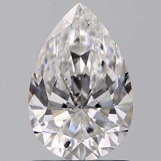 1.02 Carat Pear E SI1 - VG EX GIA Natural Diamond