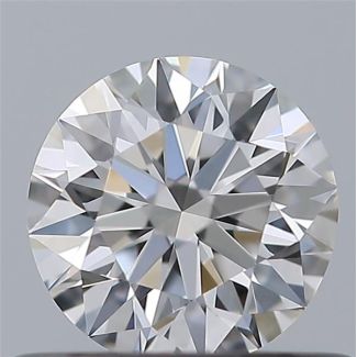 0.47 Carat Round D VVS1 EX GIA Natural Diamond