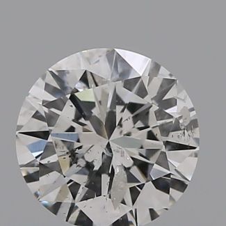 0.40 Carat Round F I1 VG G GIA Natural Diamond