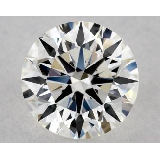 0.64 Carat Round H VVS1 EX GIA Natural Diamond