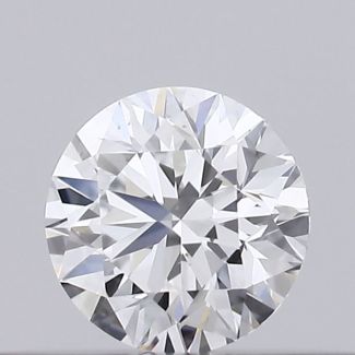 0.22 Carat Round D VS2 EX GIA Natural Diamond