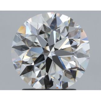 2.5 Carat Round H VVS1 EX GIA Natural Diamond