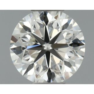 0.4 Carat Round H VVS2 VG EX GIA Natural Diamond