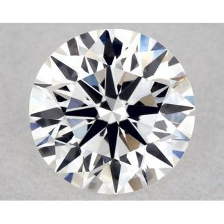 0.34 Carat Round F VVS1 EX GIA Natural Diamond