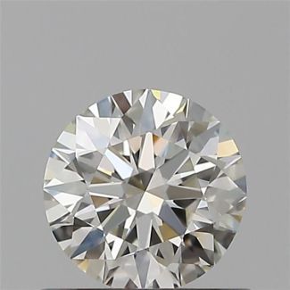 0.50 Carat Round H VVS2 EX IGI Natural Diamond