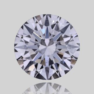 0.53 Carat Round D SI2 EX GIA Natural Diamond