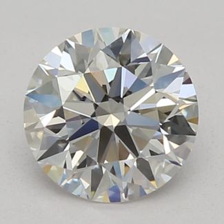 0.60 Carat Round F VVS1 VG EX GIA Natural Diamond