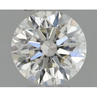 0.35 Carat Round H VS1 EX IGI Natural Diamond