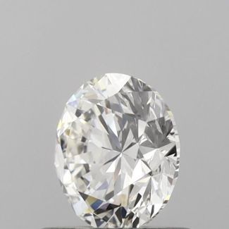 0.7 Carat Round H VVS2 EX GIA Natural Diamond