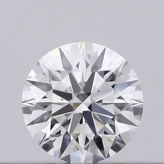 0.18 Carat Round D VS1 EX GIA Natural Diamond