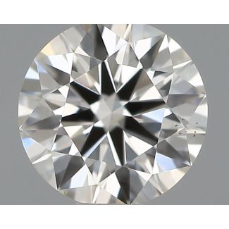 0.42 Carat Round H VS1 EX IGI Natural Diamond