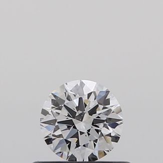 0.37 Carat Round D VS2 EX GIA Natural Diamond