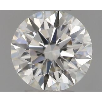 0.31 Carat Round H VS1 EX IGI Natural Diamond