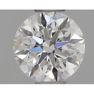 0.36 Carat Round F IF EX GIA Natural Diamond