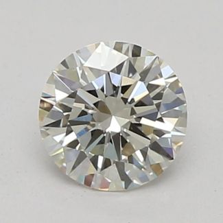 0.30 Carat Round J VS1 EX VG GIA Natural Diamond