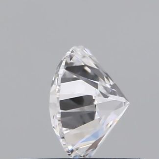 0.41 Carat Round D VVS2 EX GIA Natural Diamond