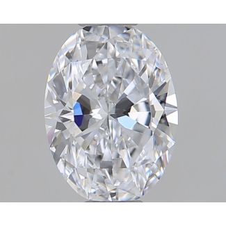 0.46 Carat Oval D VS2 - EX VG GIA Natural Diamond