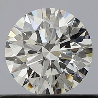 0.43 Carat Round G VS2 EX GIA Natural Diamond