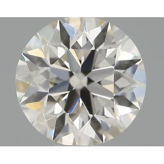 0.5 Carat Round H VS1 EX IGI Natural Diamond