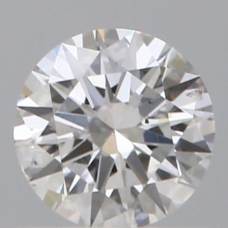 0.40 Carat Round E SI2 EX GIA Natural Diamond