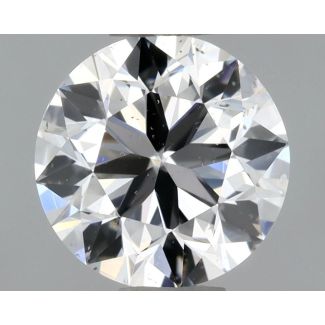 0.9 Carat Round D SI1 VG EX GIA Natural Diamond