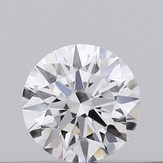 0.2 Carat Round E VVS2 EX GIA Natural Diamond